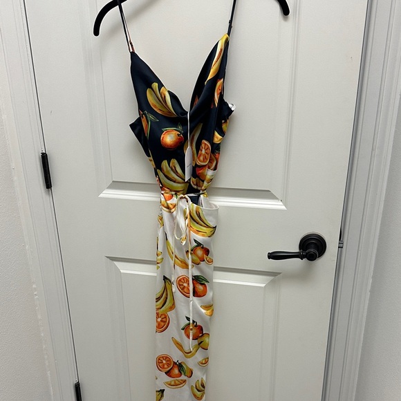 Fruit Print Maxi Dress - Picture 1 of 1